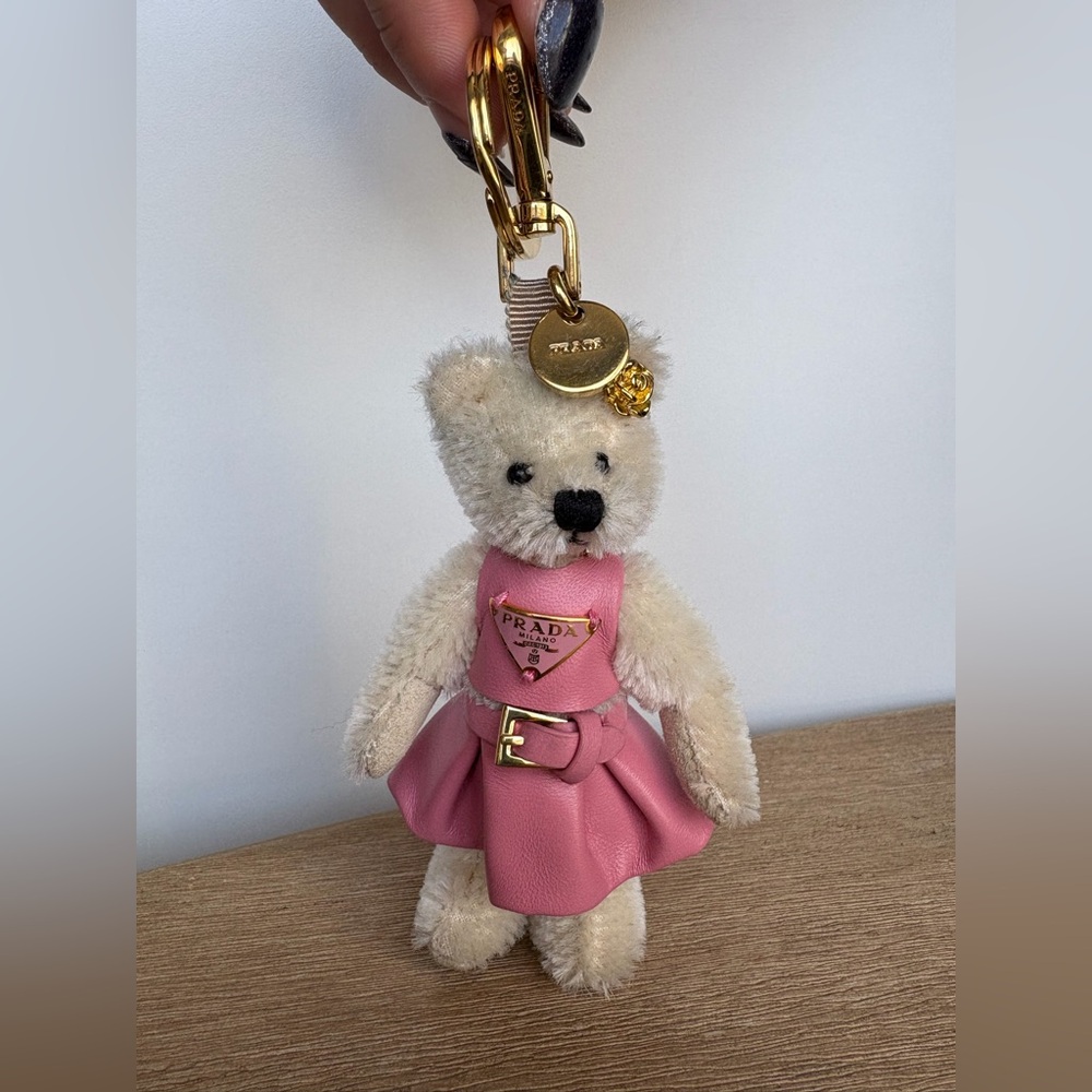 Prada Teddy Keychain Charm - Picture 5 of 12